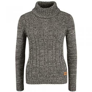 OXMO Rollkragenpullover „Philippa“ – Unifarbenes Basic‑Strickmodell, grau, Größe S