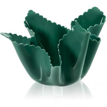 Vaso Daisy drappeggiato verde scuro