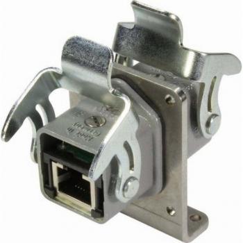 Harting Doppelkupplung für RJ45 Buchse, grau, IP67