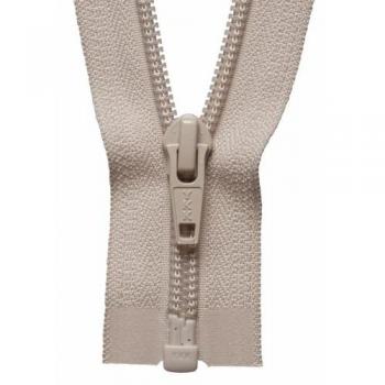 56cm Beige Open End Zip