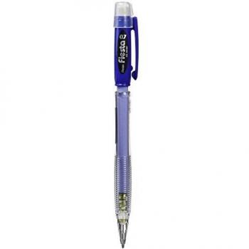 Lot de 3 Pentel Fiesta 0,7 mm – Porte‑mine Rechargeable Bleu-Transparent