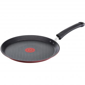 Tefal Aluminium Crepe Cookware, Red, 25cm – Induction Friendly