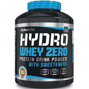 BioTechUSA Hydro Whey Zero, Getränkepulver mit Molkenproteinkomplex, zusätzlichen Aminosäuren, ohne Gluten, 1,816 kg, Schokolade