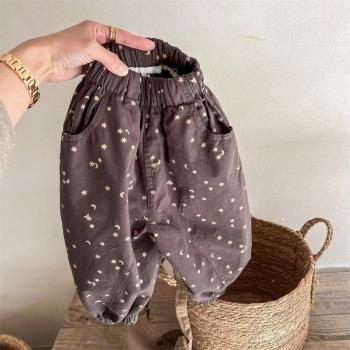 Pantalones de Algodón Lavado para Niños