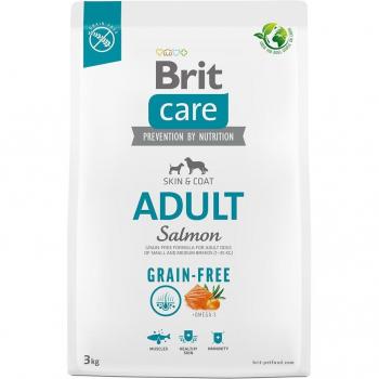 Ração para Cães Brit Care Adult Salmão 3Kg Sem Grãos