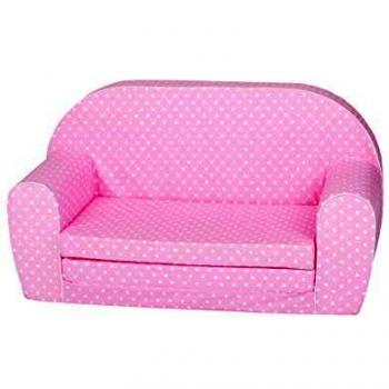 Culla Portatile per Bambini KNORRTOYS – Rosa e Punti Bianchi