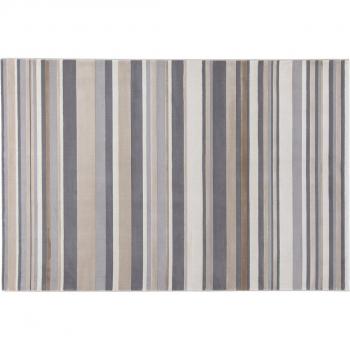 Tappeto vintage righe grigio 290x200 cm Step