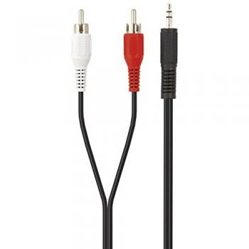 Belkin Cinch‑Klinkenkabel 1 m – Schwarzer Anschluss