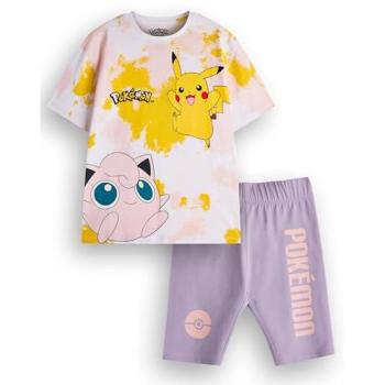 Pokémon T-Shirt und Radshorts Set – Vanilla Underground, lila, 100 % Baumwolle, Mädchen