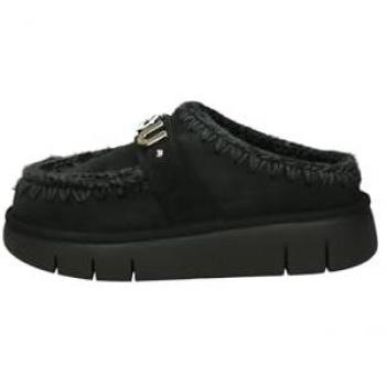Mou Flat Ankle Boots Black Size 38