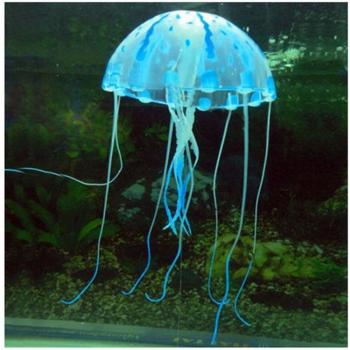 Glowing Jellyfish Ornament for Fish Tanks