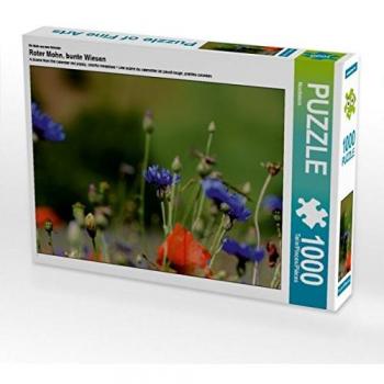 Jürgen Schäpers: Roter Mohn Puzzle, 1000 Stück, 64 × 48 cm