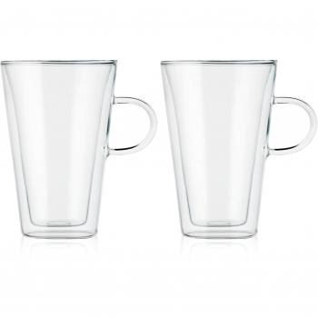 2er-Pack Bodum Canteen Isolierbecher aus Glas