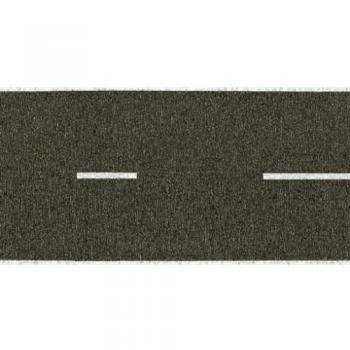NOCH 60470 – H0 Bundesstraße Grau, 100 x 5,8 cm, Doppelrollen‑Packung