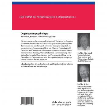 Rosenstiel, Lutz Von: Organisationspsychologie