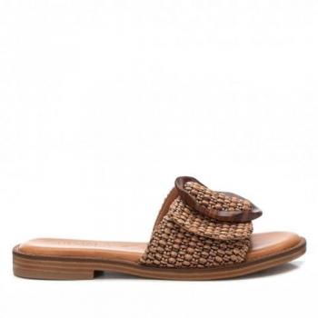 Carmela Sandalias Trenzadas Marrón Camel