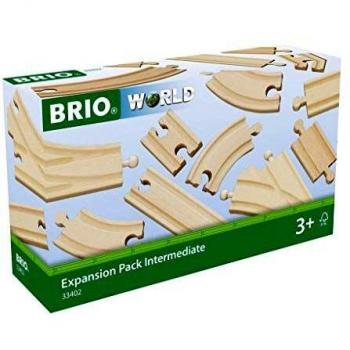 Railway Track Brio Intermediate Evolution Set Din Lemn 16 Piese
