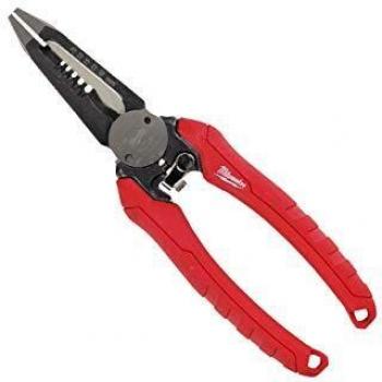 Milwaukee 48229079 Red 5‑In‑1 Wire Stripper, 190 mm Length