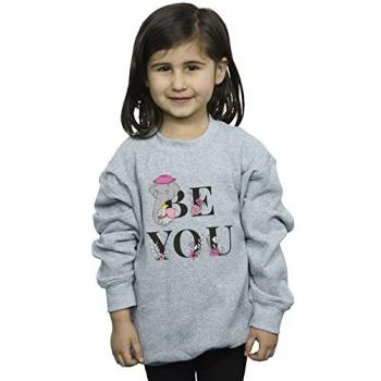 Disney Girl's Dumbo Be You 3-4 Year Old Grey Top