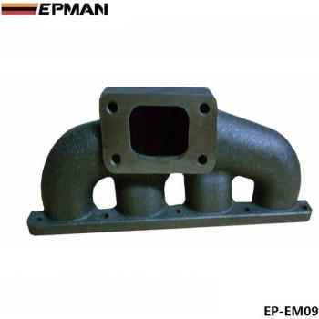 EPMAN Iron Turbo Manifold Header for T3/T25 Hybrid Turbo Honda Civic D16Y D-Series EM09