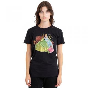 Disney Princess Garden Duo Tee – Black, Women's 2XL