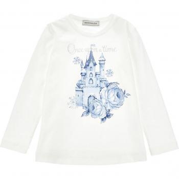 Cotone Bambino Monnalisa Bianco Tee