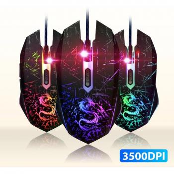 Verdrahtete Profi‑Gaming‑Mouse 6‑Tasten