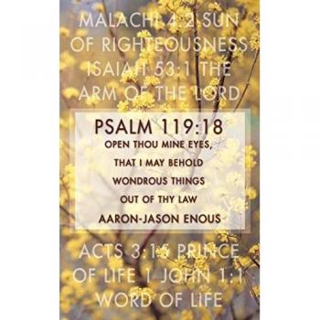 Psalm 119: 18 Open thou mine eyes, that I may behold wondrous things out of thy law