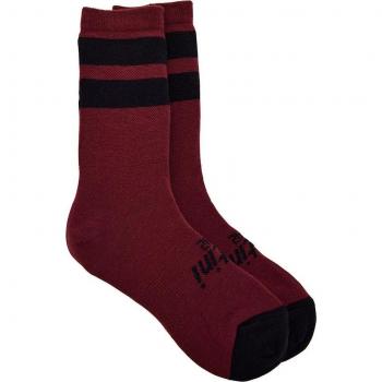 Chaussettes Santini Riga Rouge Foncé et Noir