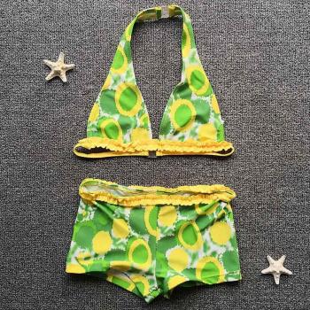 Teen Girls' Ruffled Swimwear