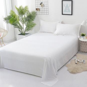 Egyptian Cotton Flat Bed Sheets for Super King Size