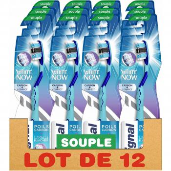 Signal Brosse à Dents Manuelle Souple, Expert Vertical Double Face (Pack de 12)