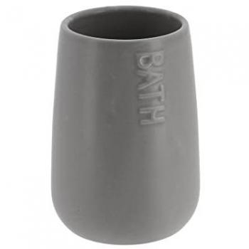 Porta spazzolini dolomite tondo grigio