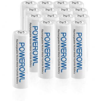Pile AA Ricaricabili Bassa autoscarica 2100mAh