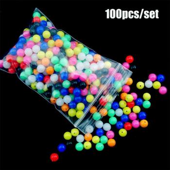 Mixed Color PE Plastic Cross Stopper Beads for Carp Fishing