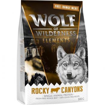 Wolf of Wilderness Rocky Canyons bœuf élevé en liberté avec légumes pour chien