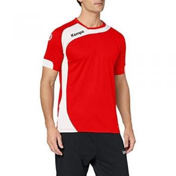 Kempa Peak T-shirt Homme, Rouge/Blanc, FR (Taille Fabricant : XL)