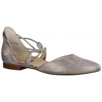 Paul Green Elegante Damen-Ballerina in Grau, 3399-119