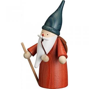 Seiffener Volkskunst Räuchermännchen Wanderwichtel 16 cm