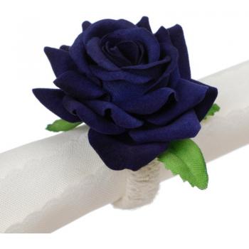 Hebilla de servilleta reutilizable rosa, decoración elegante para cenas y eventos