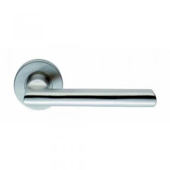 Steelworx Stainless Rose Door Handle