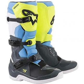 Alpinestars Unisex-Tech-3-Stiefel in Schwarz/Weiß