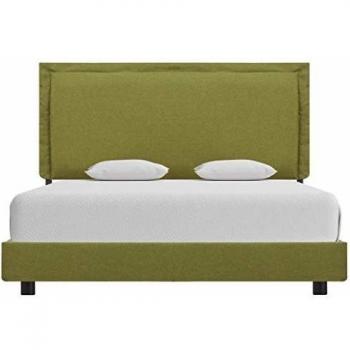 VidaXL Green Textile Bed Frame, 140x200 cm