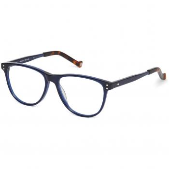Gafas Recetadas para Hombre Hackett HEB235 683 Azules Plástico Ronda Protección Estuche Original Llanta Completa