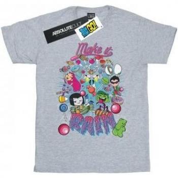 T‑shirt DC Comics Teen Titans Go per ragazzi 9‑11 anni bianco