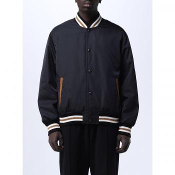 Giacca bomber Versace nera con ricamo