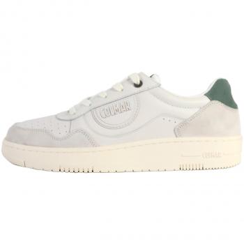 Basket Basse Cuir Colmar Austin Look Rouge