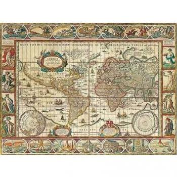 Rompecabezas de Cubos Mapa Mundial 1650 2000 Piezas