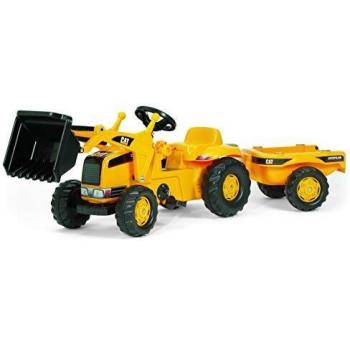 Trattore a Pedali ROLLY TOYS con Ruspa e Rimorchio