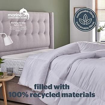 Silentnight Sustainable Comfort Duvet – 10.5 Tog, Single, White